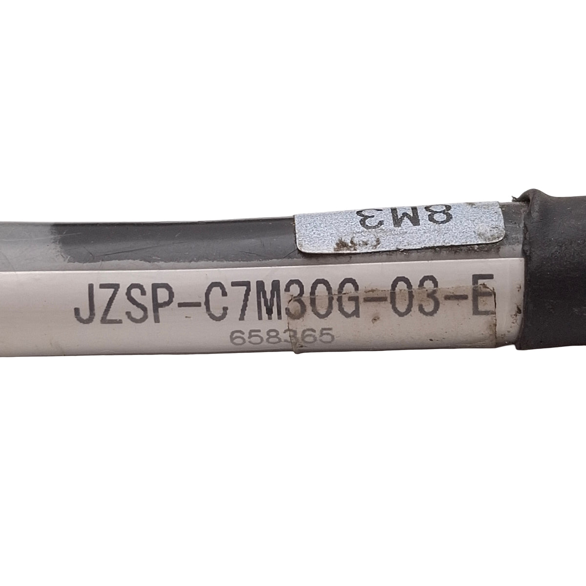 Used Yaskawa JZSP-C7M30G-03-E Sigma-7 Servo Motor Power Cable, 750W & 1.5kW, 3m