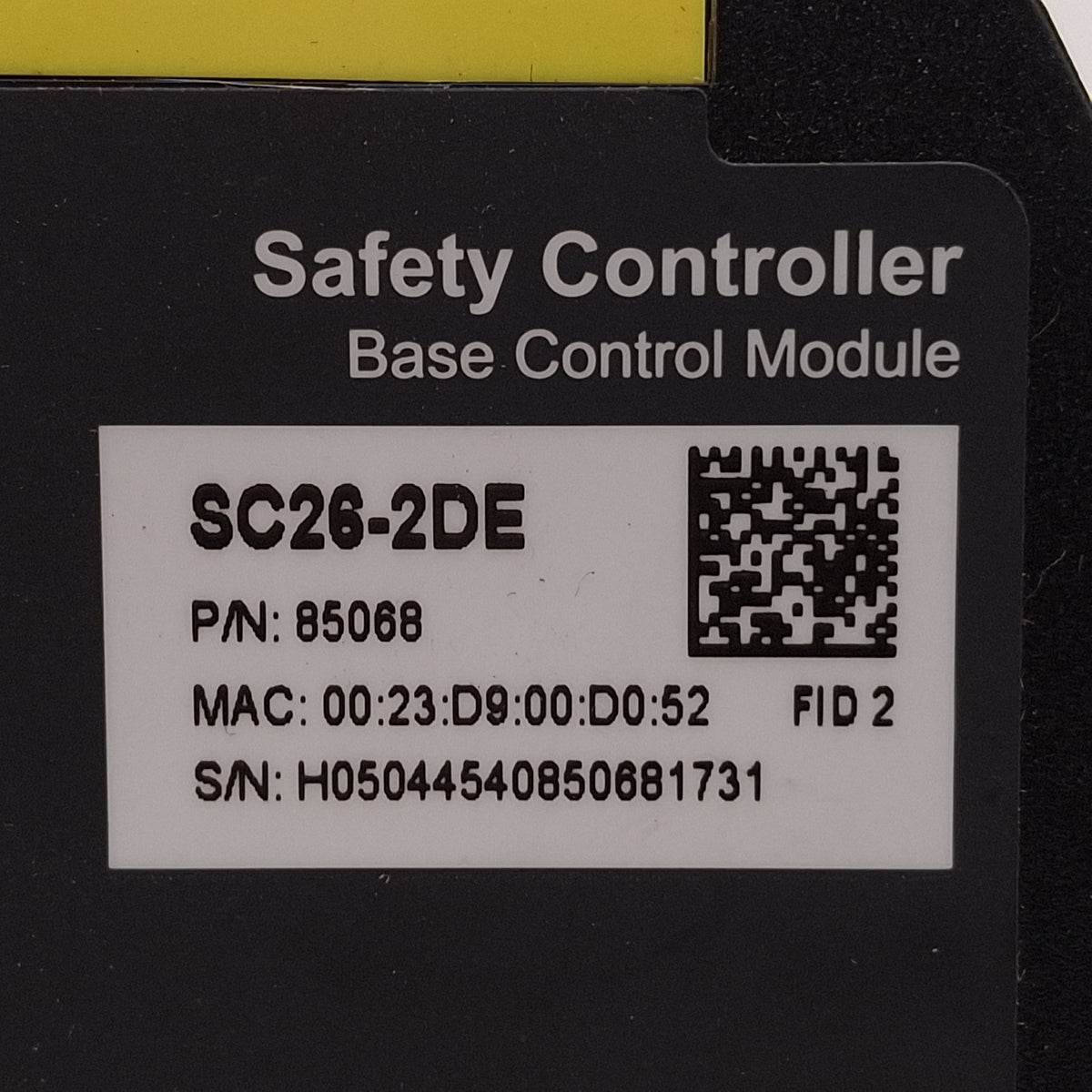 Used Banner SC26-2DE 85068 Safety Controller, 26 Inputs, 2 PNP Output Pairs, 24VDC