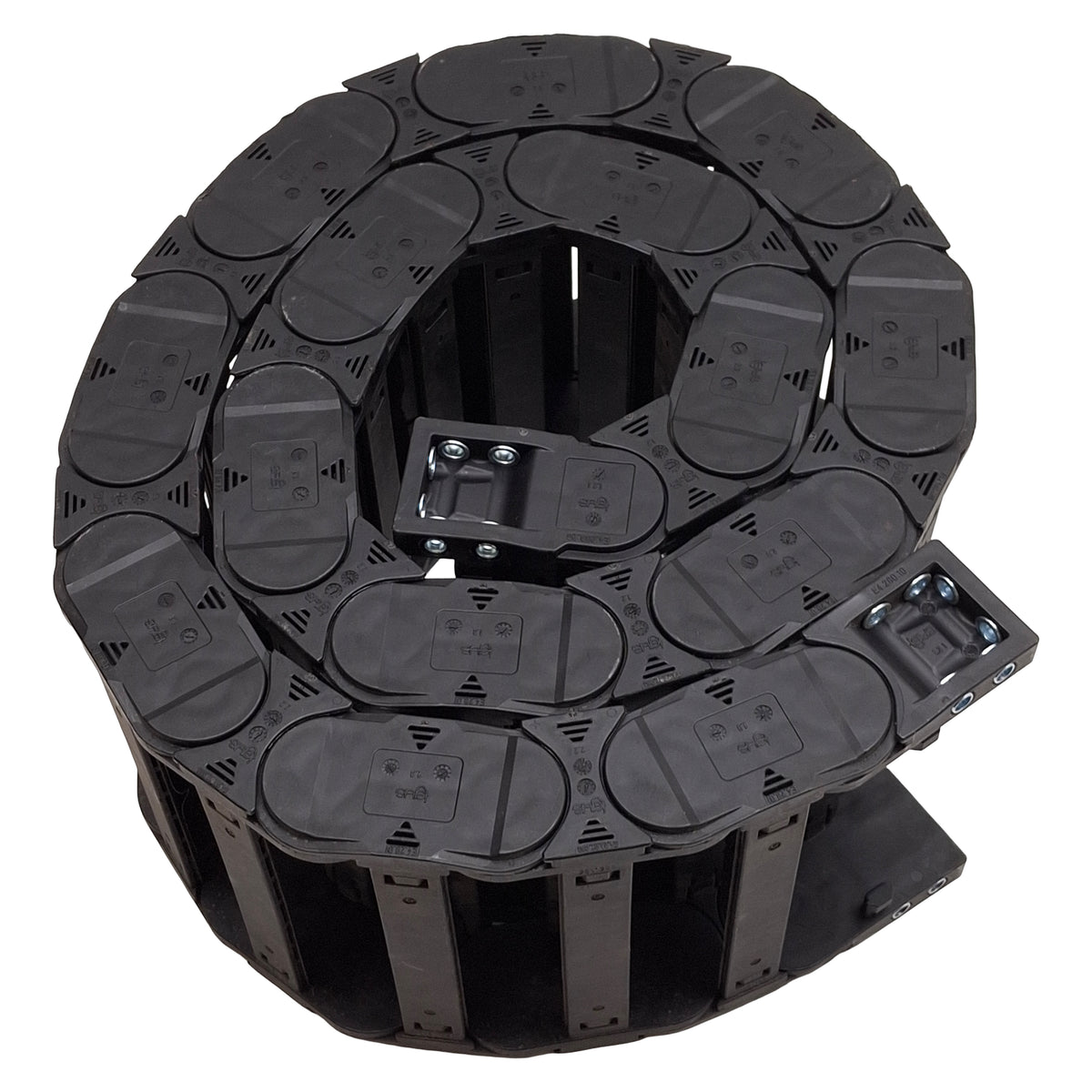 Used Igus E4.28.125.63.0 Energy Chain, 125x28mm Inner, ø63mm Bend, 28-Link + Ends