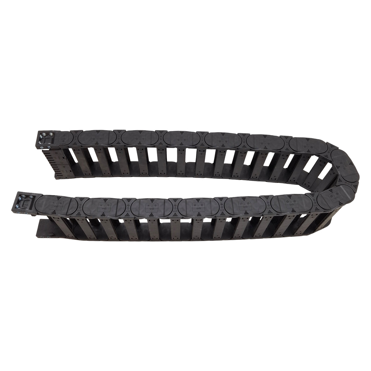 Used Igus E4.28.125.63.0 Energy Chain, 125x28mm Inner, ø63mm Bend, 28-Link + Ends