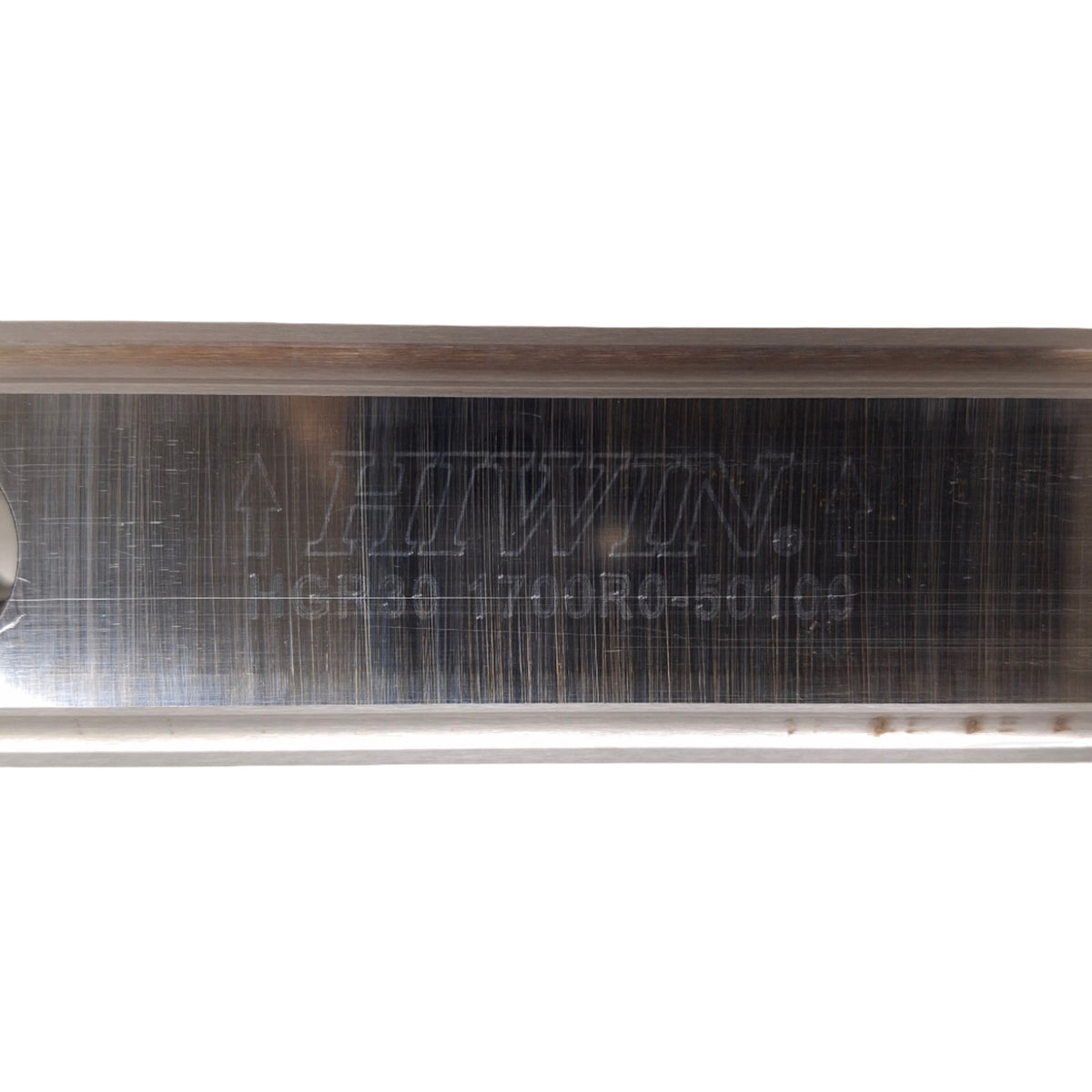 Used Hiwin HGR30 Linear Guide Assembly, 2125mm Rail, (2x) 97.4x60mm Carriages, 48.5kN