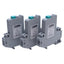 Used Lot of 3 Phoenix Contact UT 6-TMC M 2A Circuit Breaker 2A 240VAC/28VDC, DIN Rail