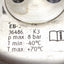 Used Festo EB-145-60 39486 Bellows Cylinder, ø145mm, 60mm Stroke, 8-bar, 2.4kN, G1/8
