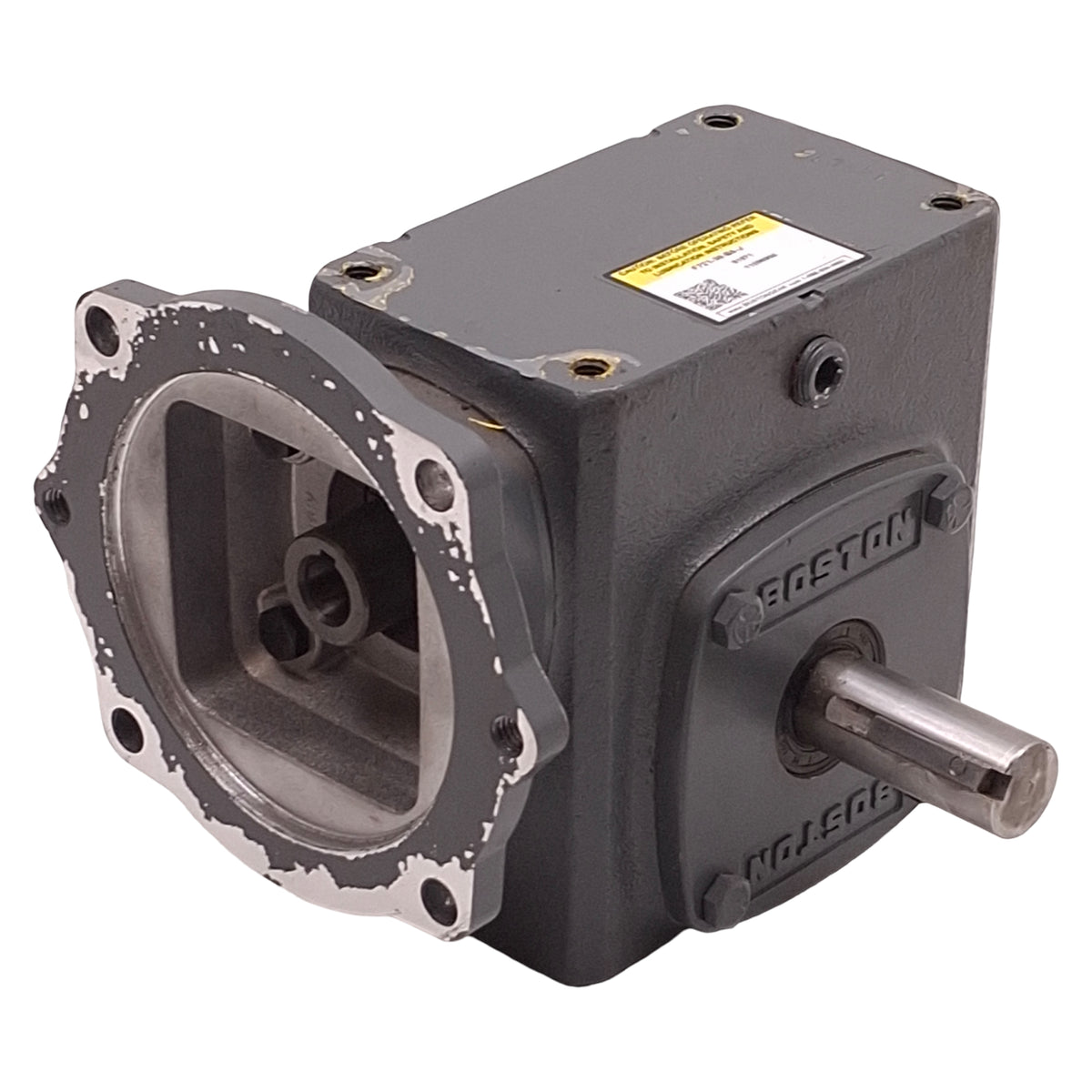 Used Boston Gear F721-30-B5-J Worm Gear Speed Reducer 30:1, ø1in Shaft, ø1/16in Bore
