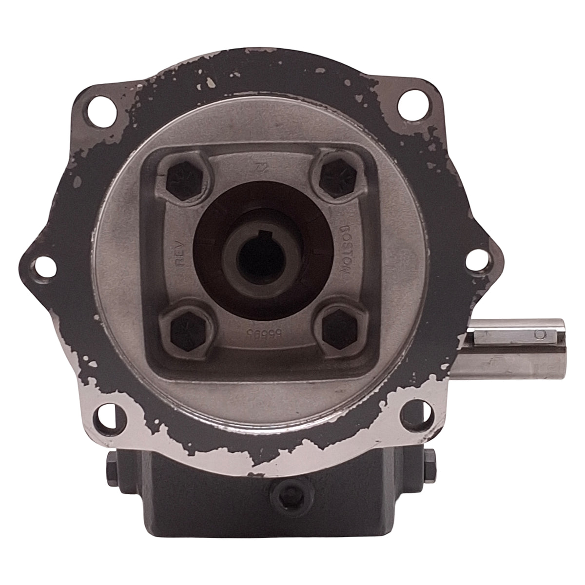 Used Boston Gear F721-30-B5-J Worm Gear Speed Reducer 30:1, ø1in Shaft, ø1/16in Bore