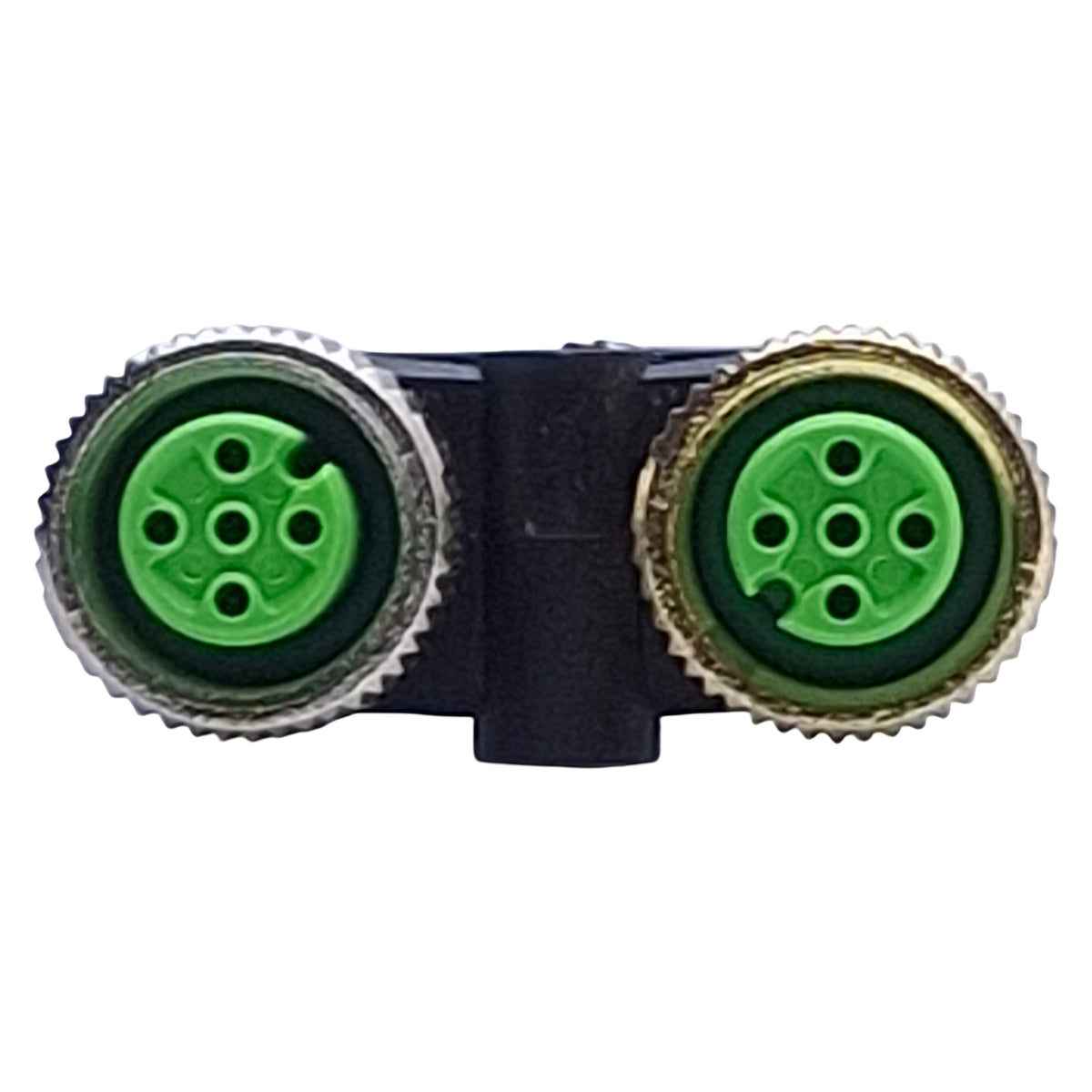 Used Murr Elektronik 7000-41141 T-Coupler M12 5-Pin Male to 2x Female, 60VAC/DC