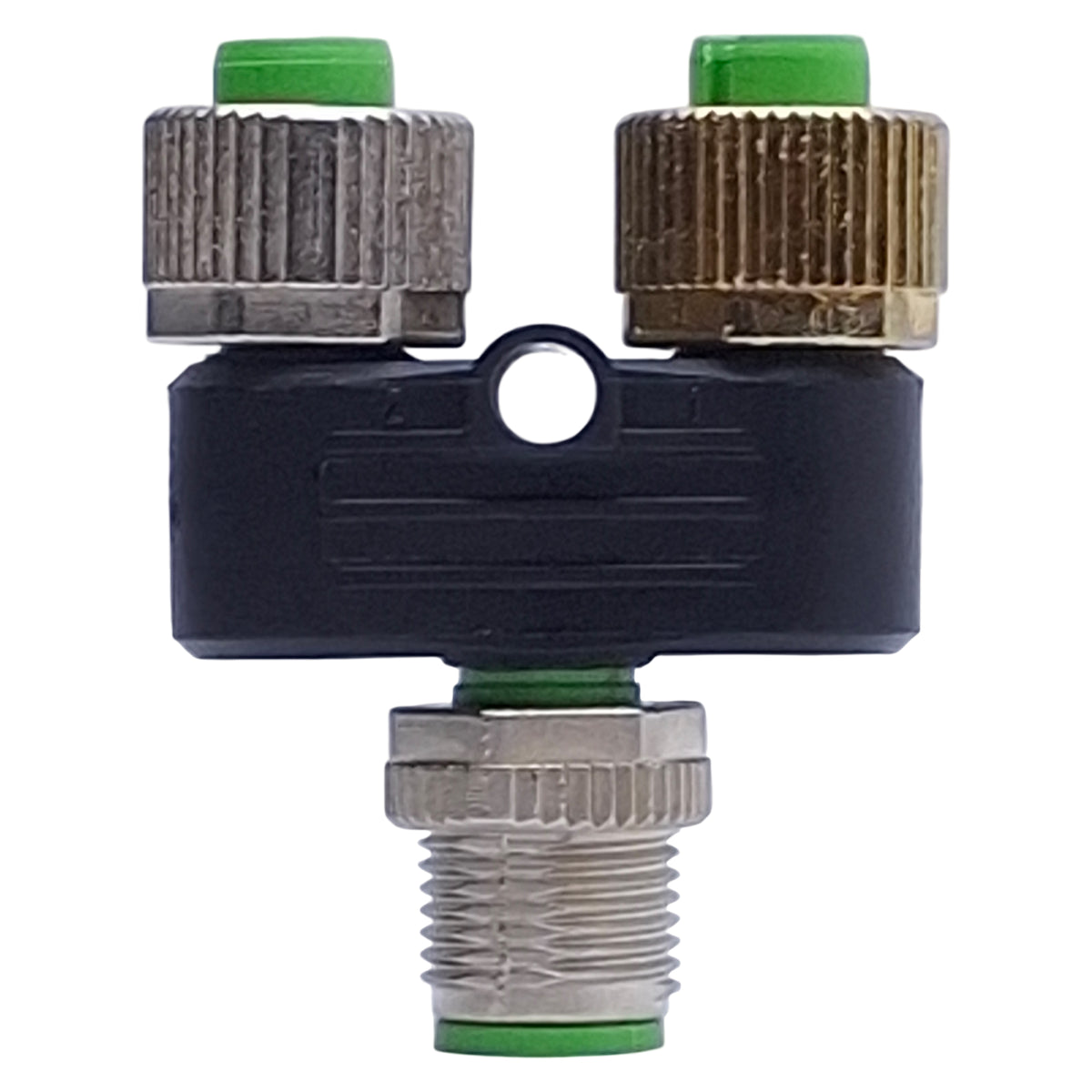 Used Murr Elektronik 7000-41141 T-Coupler M12 5-Pin Male to 2x Female, 60VAC/DC