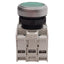Used Lovato LPCBL103 Illuminated Green Momentary Flush Pushbutton 1NO+1NC 12-30VAC/DC