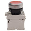 Used Lovato LPCBL104 Illuminated Red Momentary Flush Pushbutton 1NC, 12-30VAC/DC Lamp