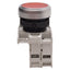 Used Lovato LPCBL104 Illuminated Red Momentary Flush Pushbutton 1NC, 12-30VAC/DC Lamp