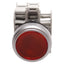 Used Lovato LPCBL104 Illuminated Red Momentary Flush Pushbutton 1NC, 12-30VAC/DC Lamp