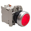 Used Lovato LPCBL104 Illuminated Red Momentary Flush Pushbutton 1NC, 12-30VAC/DC Lamp