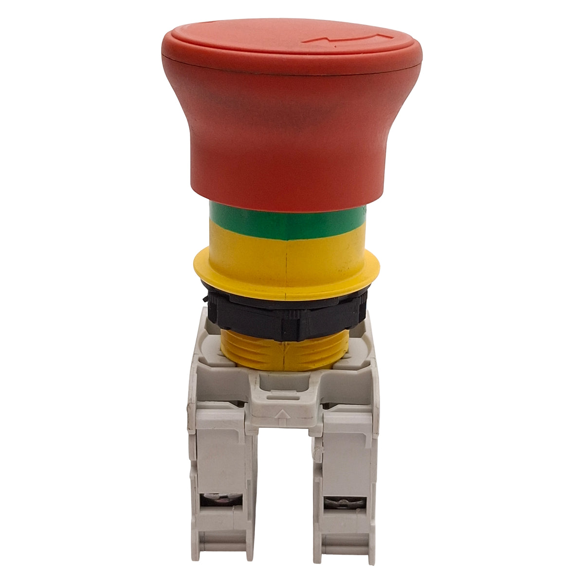 Used Lovato LPCB6644 Pushbutton E-Stop, Twist-Release, ø40mm Mushroom, 1NO+1NC