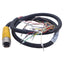 Used Turck BKM 19-1958-1/S101 Single-Ended Cordset M16 19-Pin Female, 30VAC/DC 3A, 1m