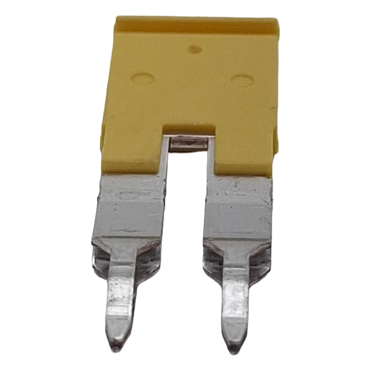 Used Lot of 20 Allen Bradley 1492-CJK6-2 Screwless Center Jumper Terminals, 2-Pole