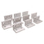 Used Lot of 10 SUS America SFJ-A04 Angle Bracket S3060 50mm x 30mm x 30mm SF30 Series