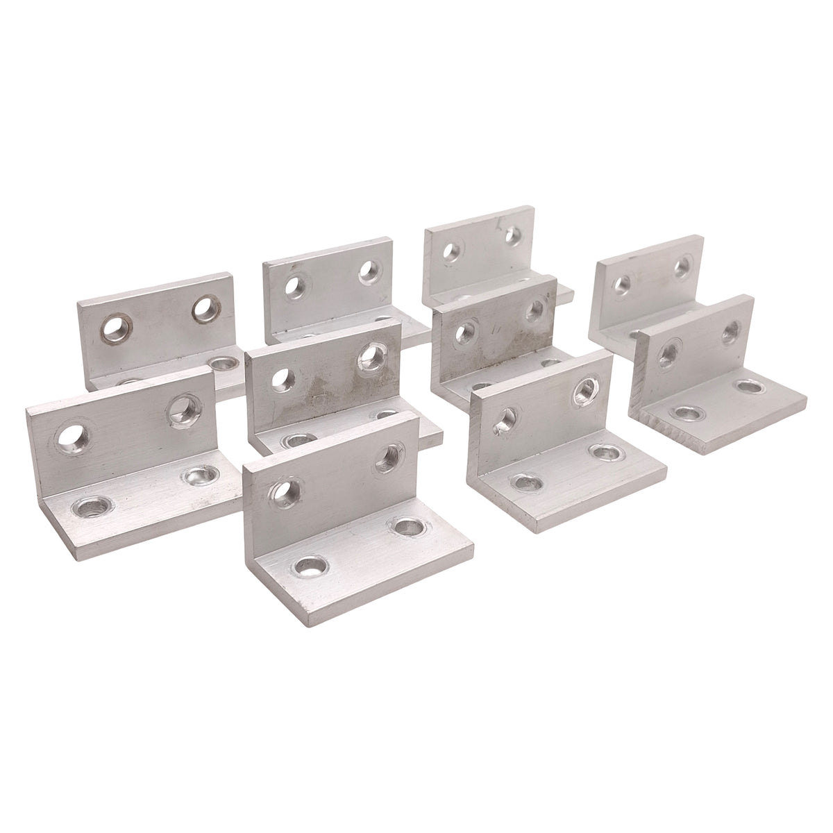 Used Lot of 10 SUS America SFJ-A04 Angle Bracket S3060 50mm x 30mm x 30mm SF30 Series