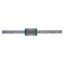 Used Hiwn MGN12H Linear Guide Assembly 220mm Rail, 45.4x27mm Carriages, 3.72kN