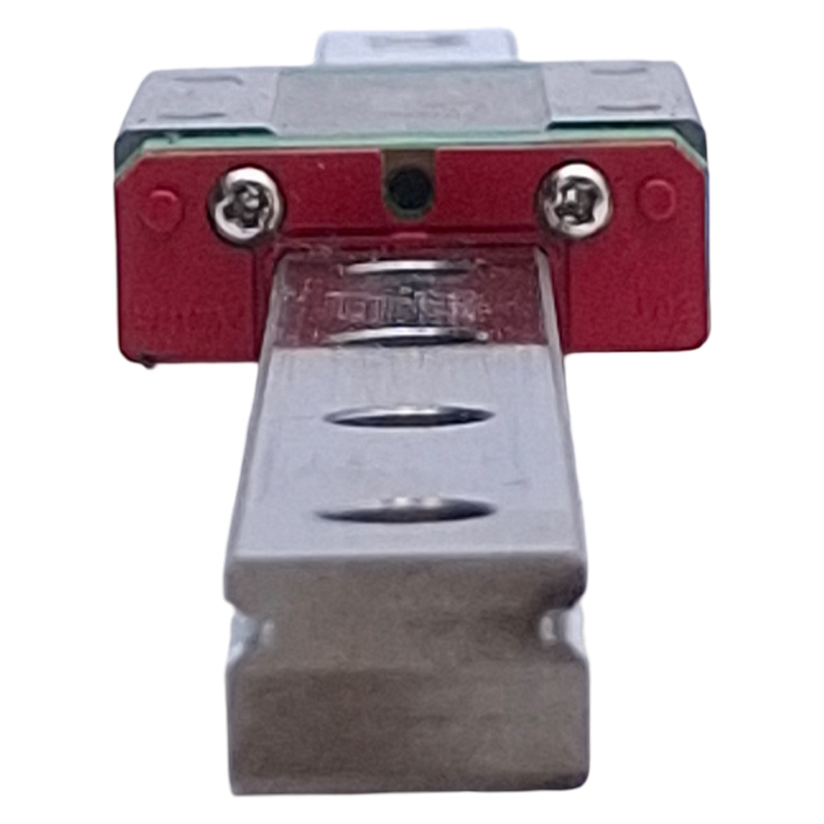 Used Hiwn MGN12H Linear Guide Assembly 220mm Rail, 45.4x27mm Carriages, 3.72kN