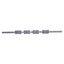 Used Hiwn MGN12H Linear Guide Assembly 450mm Rail, (4x) 45.4x27mm Carriages, 3.72kN