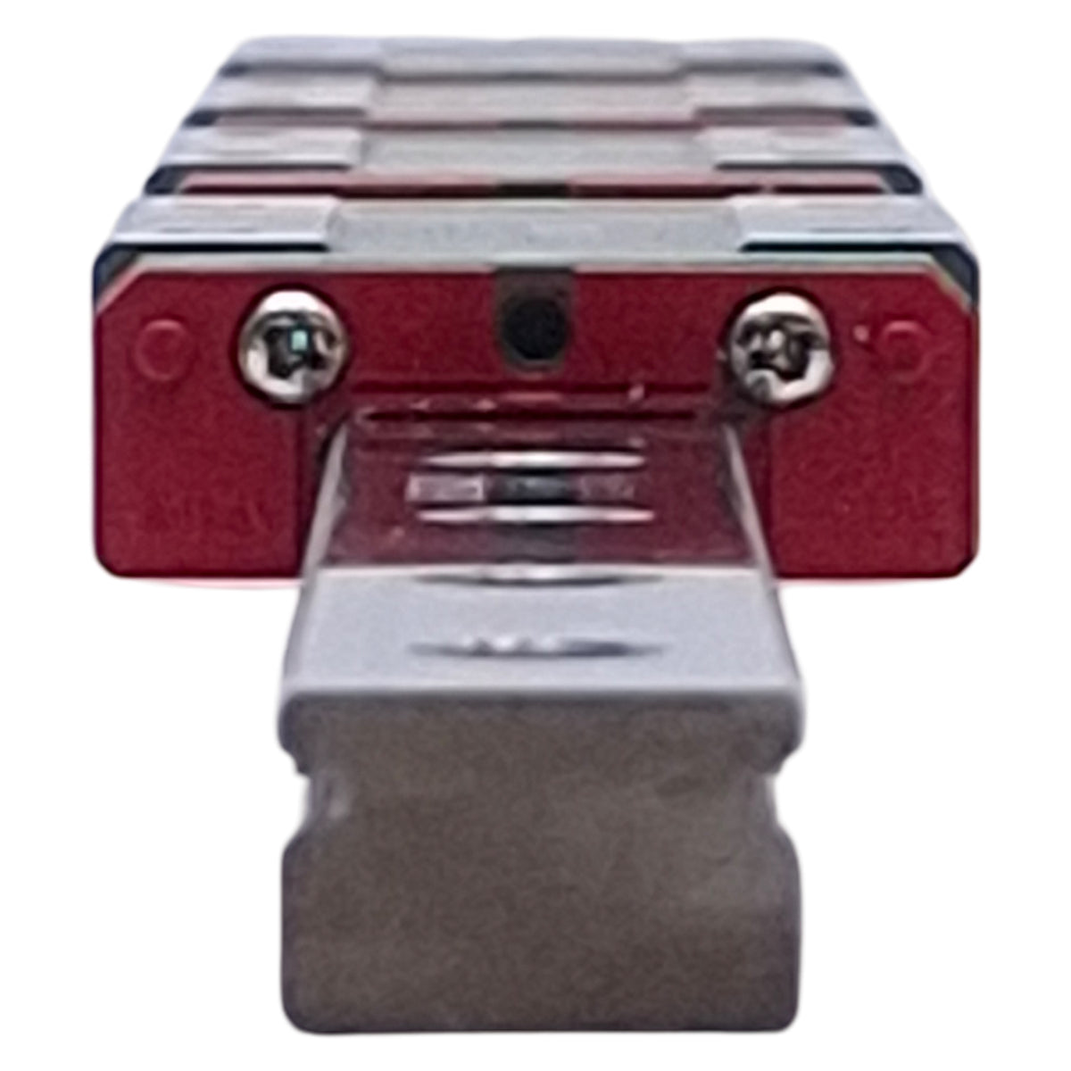 Used Hiwn MGN12H Linear Guide Assembly 450mm Rail, (4x) 45.4x27mm Carriages, 3.72kN