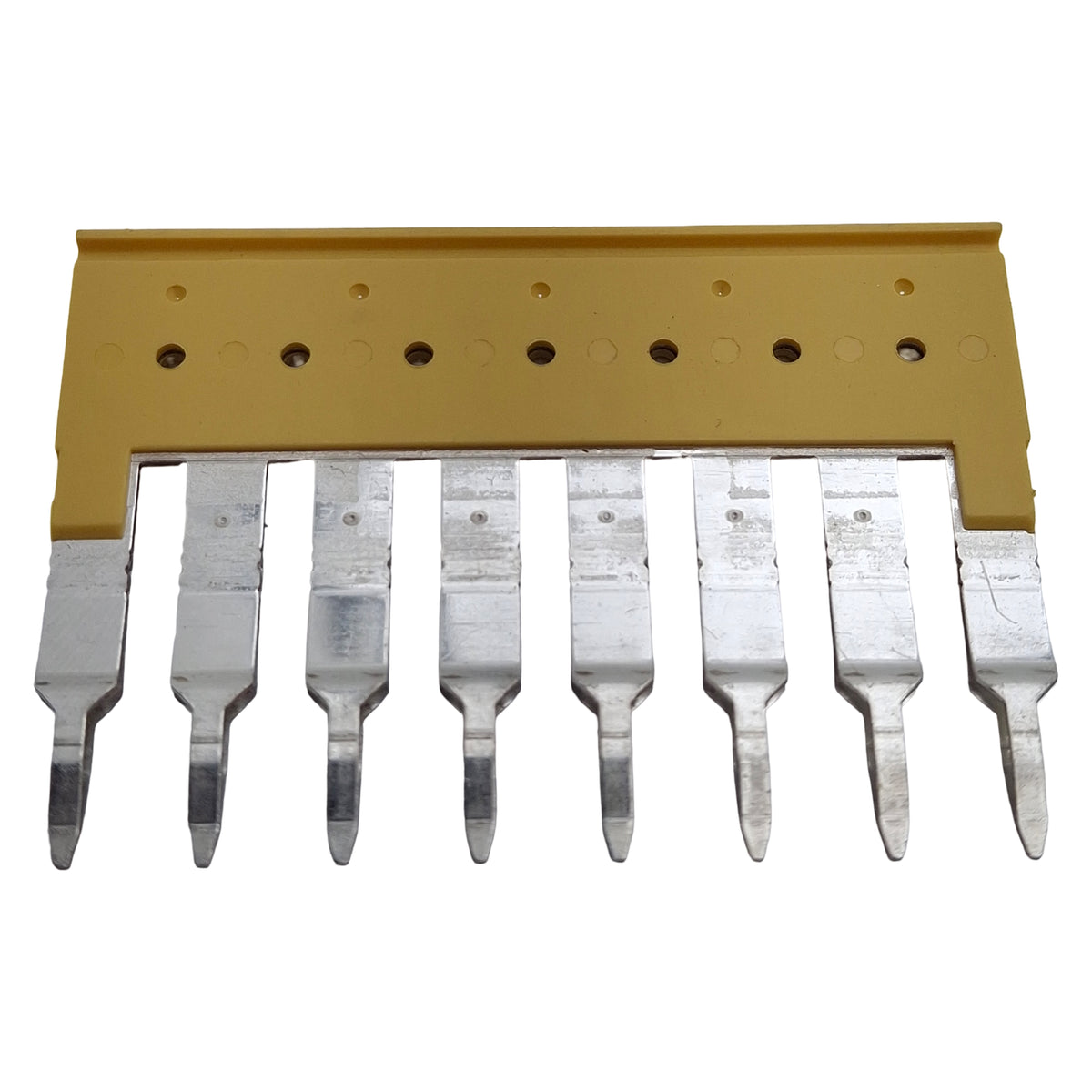 Used Lot of 15 Allen Bradley 1492-CJK6-8 Screwless Center Jumper Terminals, 8-Pole