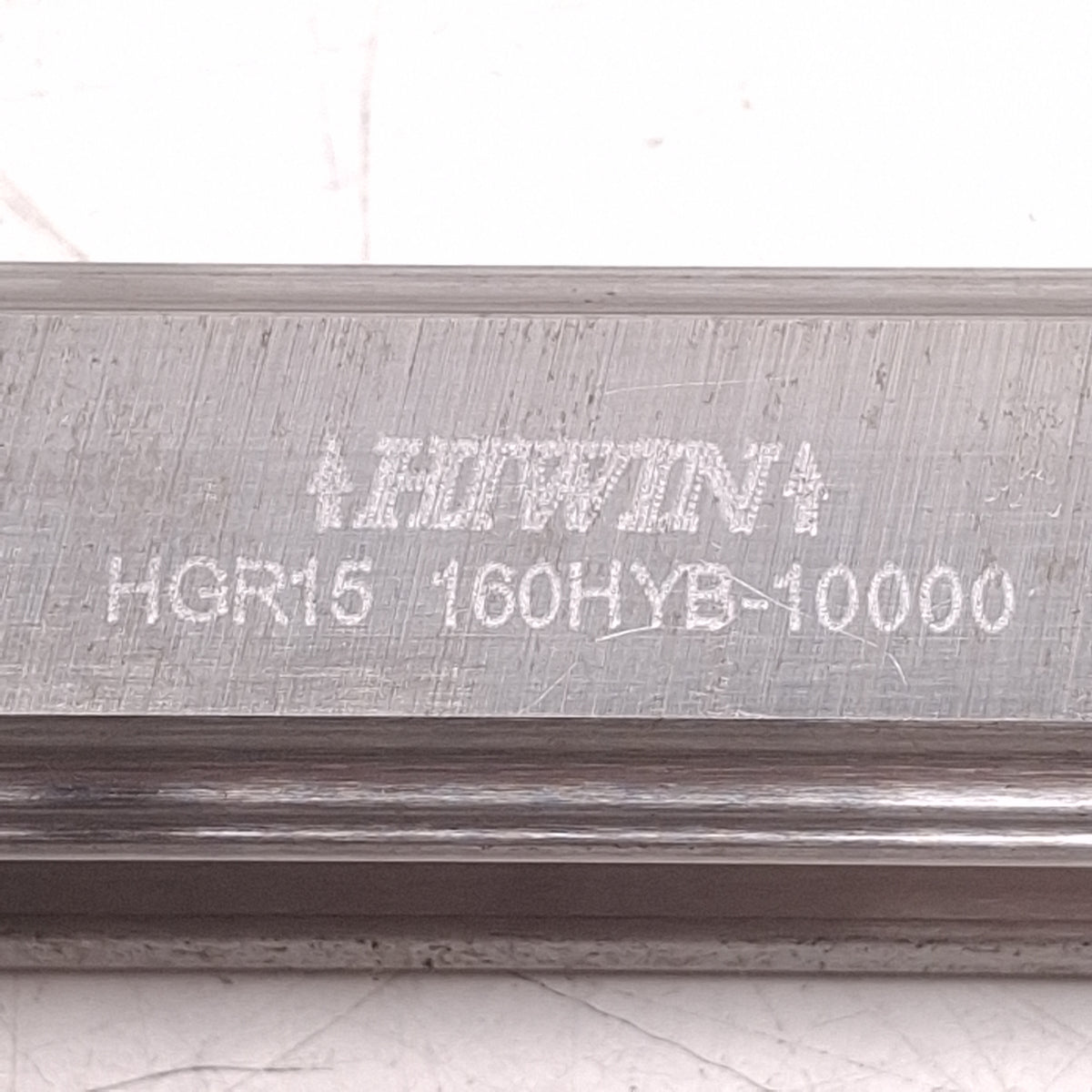 Used Hiwin HGH15CA Linear Guide Assembly 1350mm Rail, (2x)61.4x34mm Carriages, 14.7kN