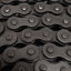 Used #60 Roller Chain, 0.75in Pitch, 0.5in Inner, ø0.243in Pin, ø0.469in Roller, 21ft