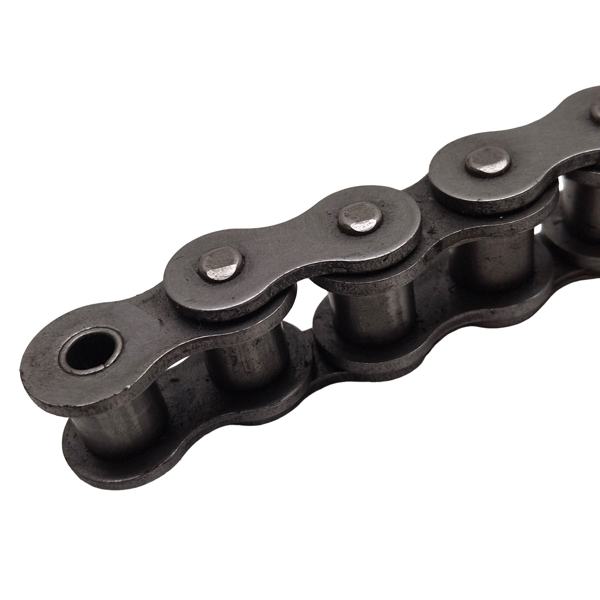 Used #60 Roller Chain, 0.75in Pitch, 0.5in Inner, ø0.243in Pin, ø0.469in Roller, 21ft