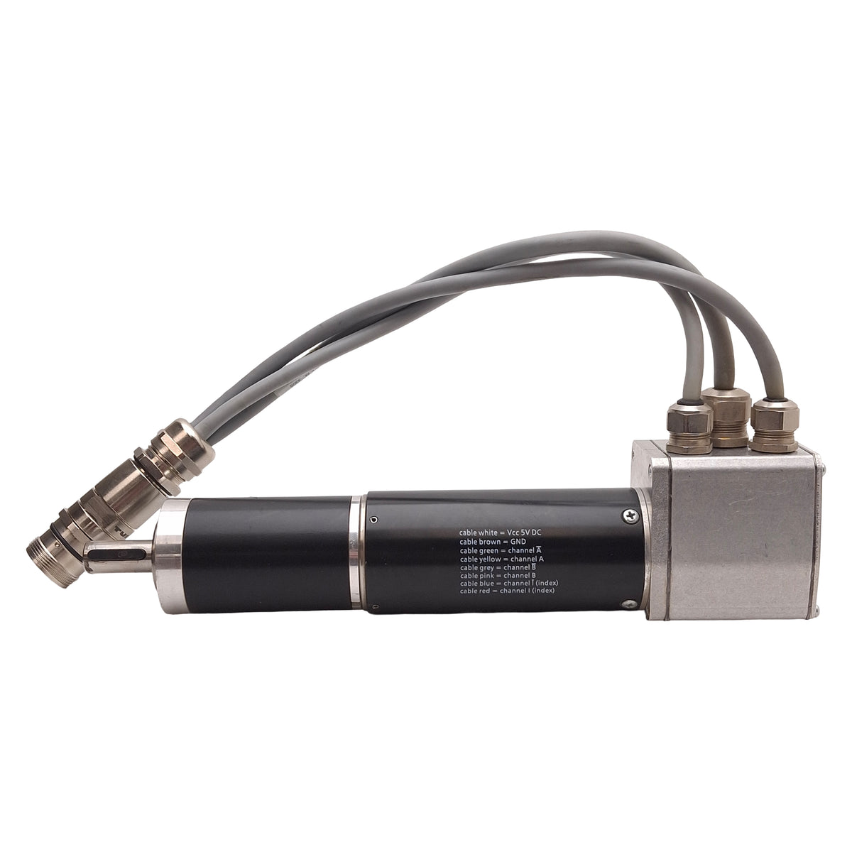 Used Maxon 329440 EC 45 Brushless DC Motor, ø45mm Body, ø42mm Gearhead, ø12mm Shaft