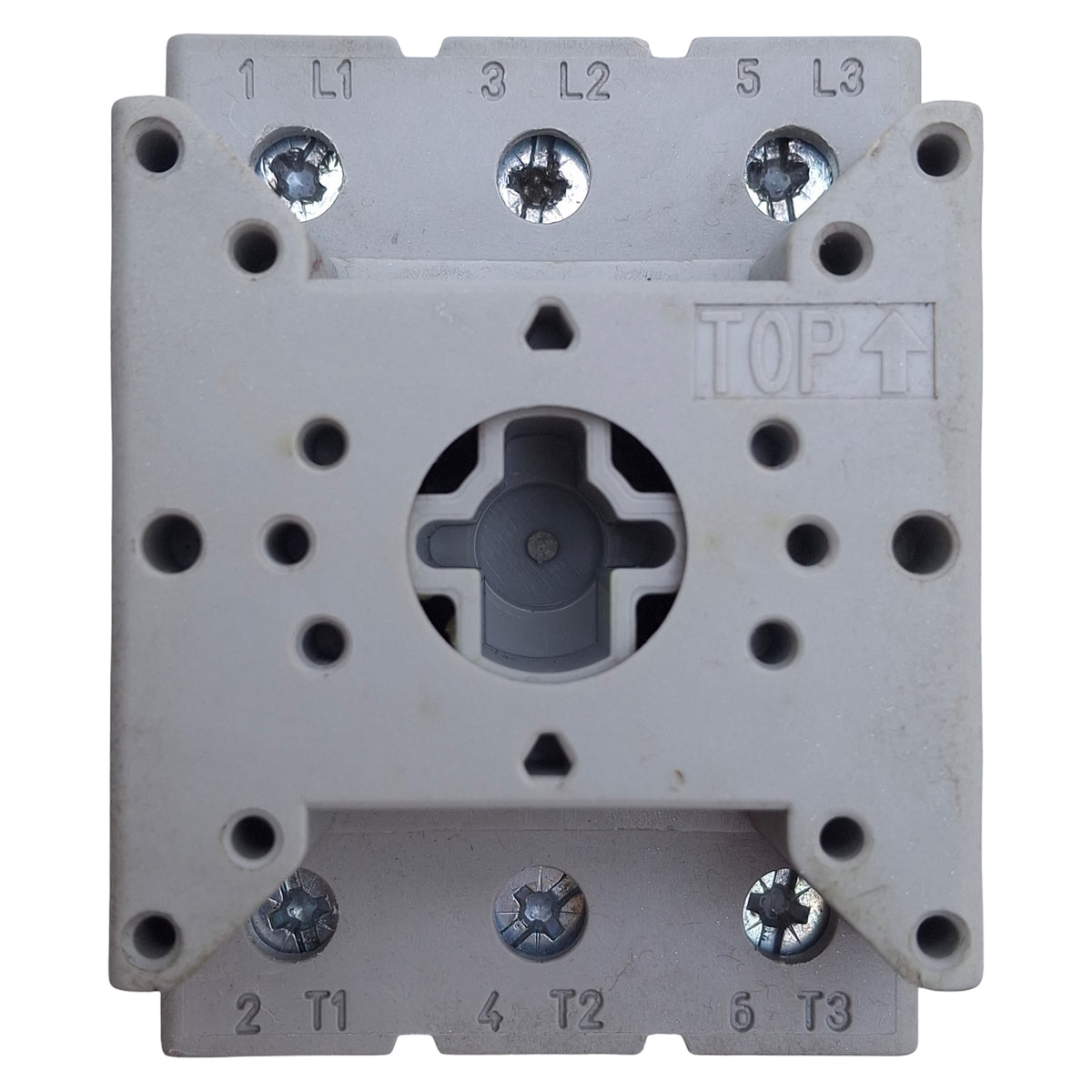Used Allen Bradley 194E-A63-1753 Disconnect Switch 3-Pole, 63A 600VAC, DIN Rail