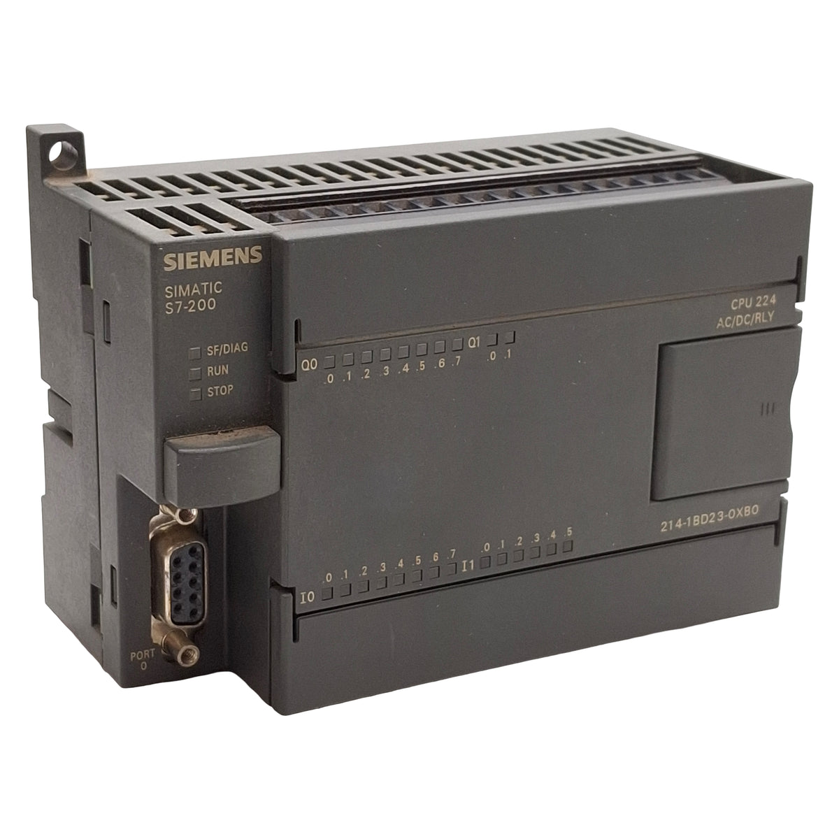 Used Siemens 6ES7 214-1BD23-0XB0 SIMATIC S7-200 CPU 224 Compact Unit, 14-DI, 10-DO
