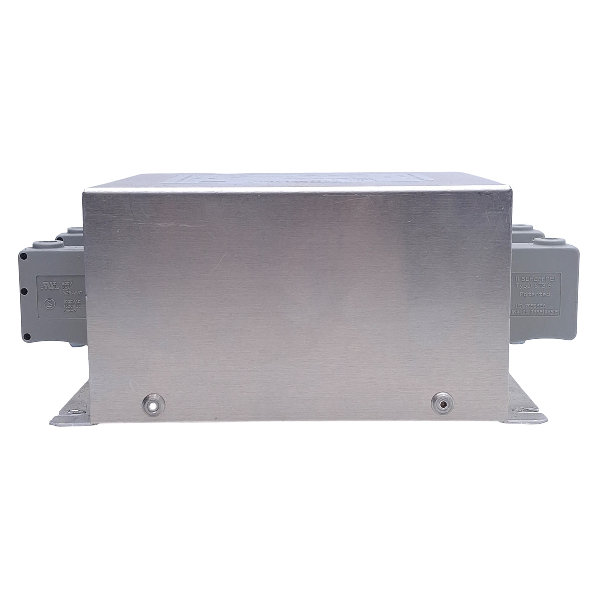 Used Schaffner FN 2410-16-44 EMC/RFI Power Line Filter 1-Phase, 16A, 250VAC Max