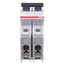 Used ABB SU202M-C2 Circuit Breaker, 2-Pole, 2A 480Y/277VAC, C-Curve, DIN Rail