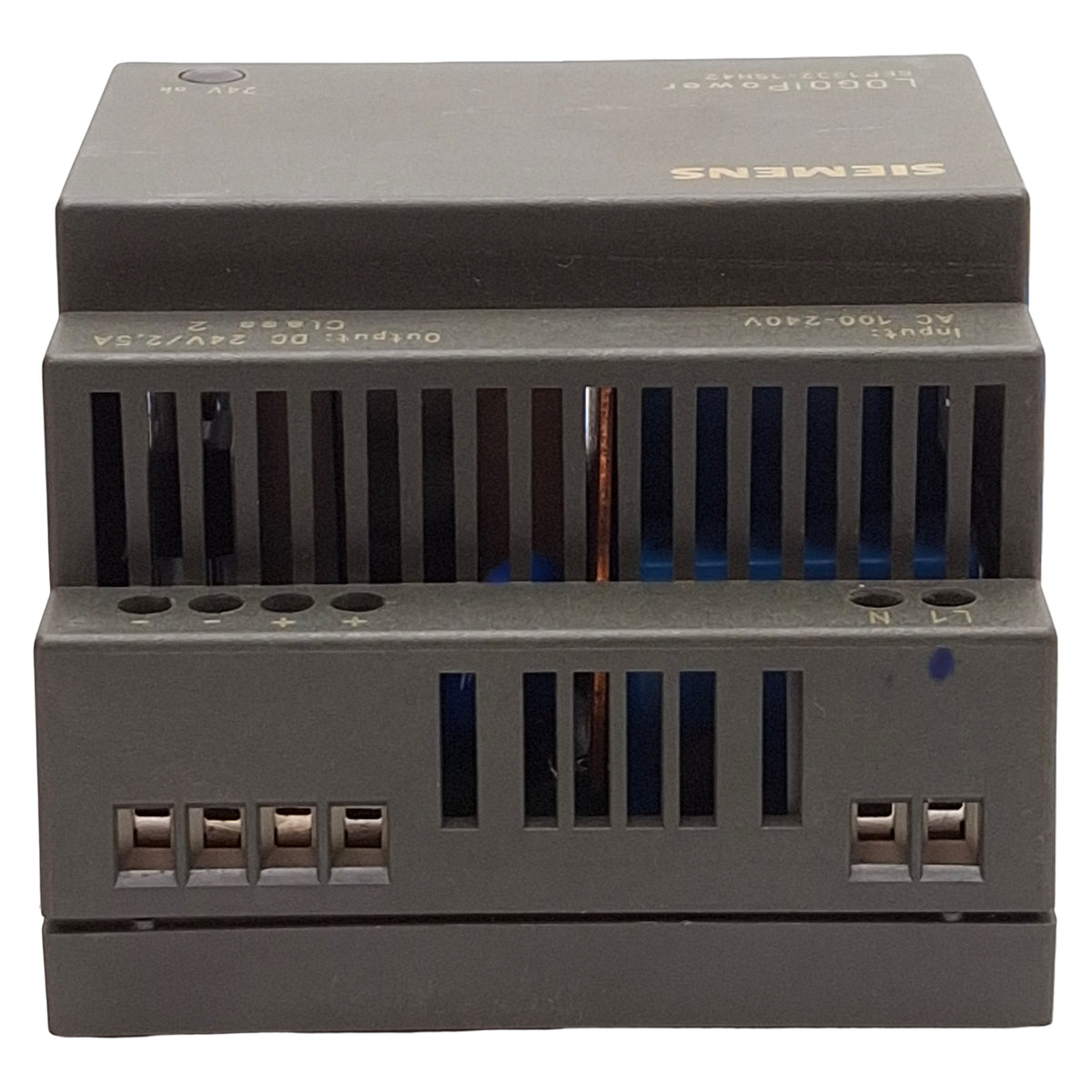 Used Siemens 6EP1332-1SH42 LOGO! Power Supply, 100-240VAC Input, 24VDC 2.5A Output
