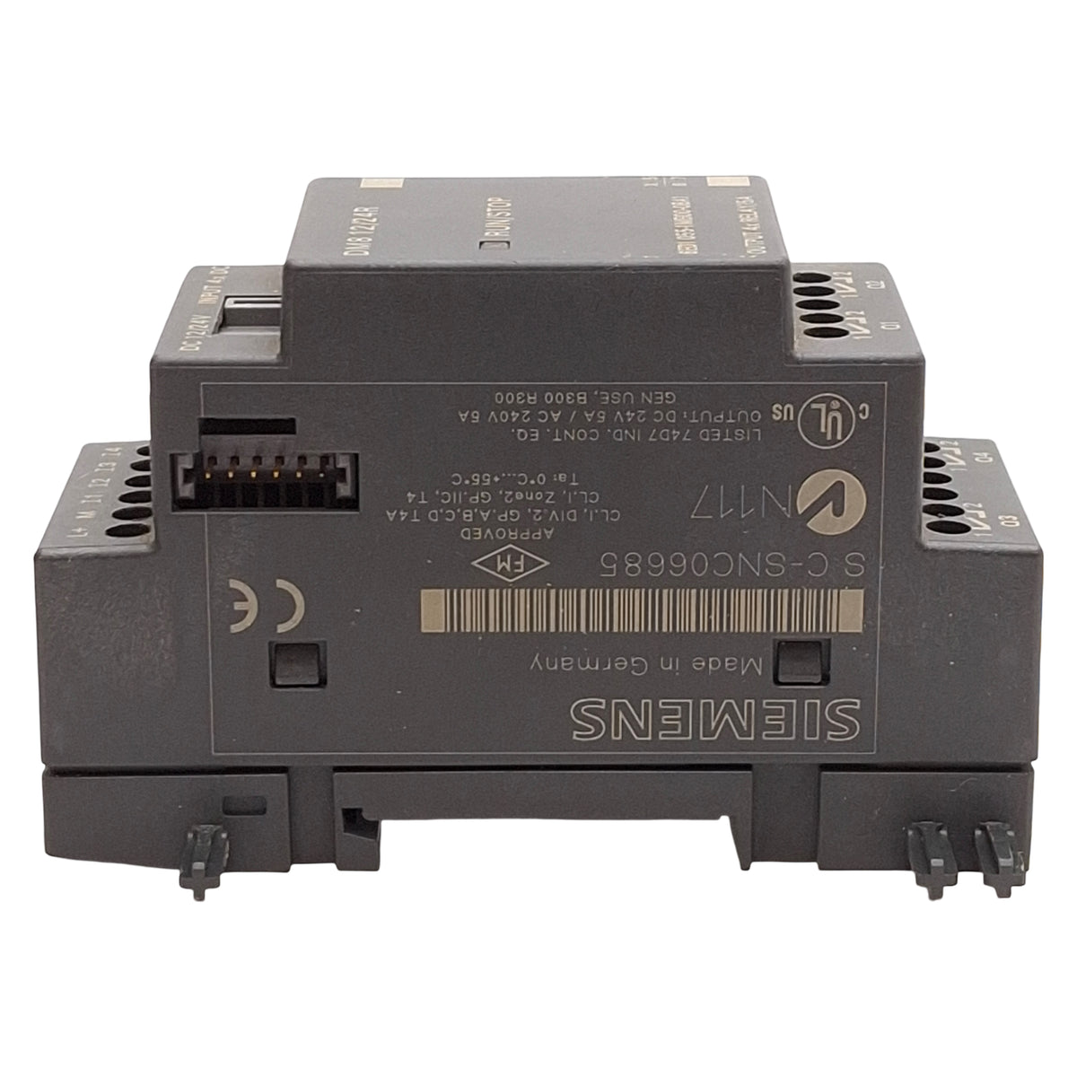 Used Siemens 6ED1 055-1MB00-0BA1 LOGO! Digital Expansion Module, 8-I/O, 12/24VDC