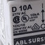 Used Lot of 2 ABL Sursum 1DU10 Circuit Breaker, 1-Pole, 10A 277VAC, DIN Rail