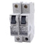 Used Lot of 2 ABL Sursum 1DU10 Circuit Breaker, 1-Pole, 10A 277VAC, DIN Rail