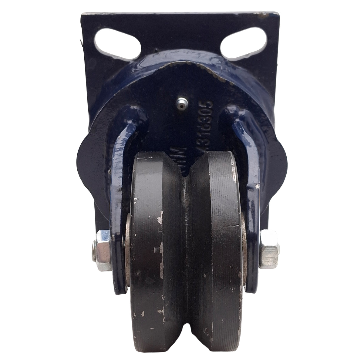 Used RWM 75-VIR-0420-S Kingpinless Heavy Duty Swivel Caster, ø4x2in Wheel, 6.5x4.5in