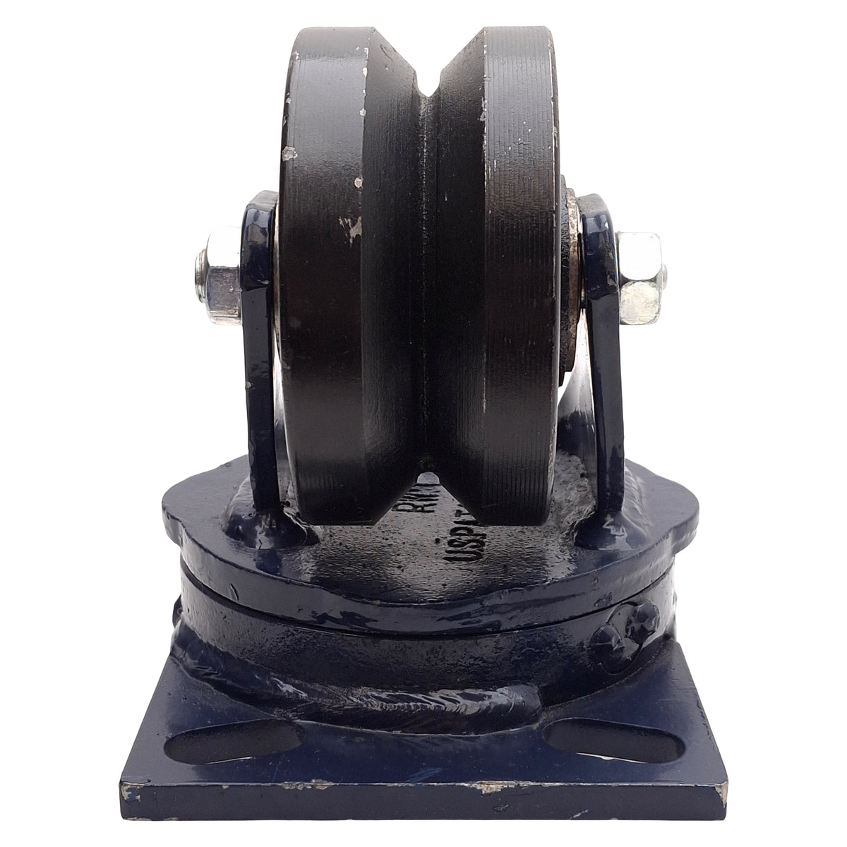 Used RWM 75-VIR-0420-S Kingpinless Heavy Duty Swivel Caster, ø4x2in Wheel, 6.5x4.5in