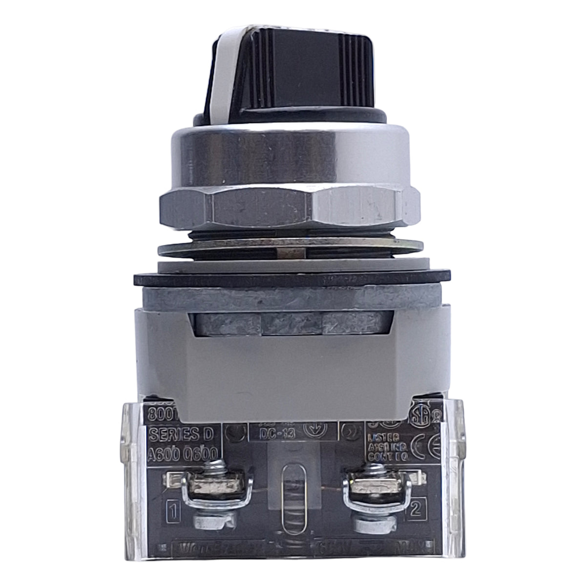 Used Allen Bradley 800T-H2A 2-Position Maintained Selector Switch, 1NO+1NC, ø30mm