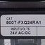 Used Allen Bradley 800T-FXQ24RA1 Illuminated Push/Pull Button, 1NO+1NCLB, 24V Lamp