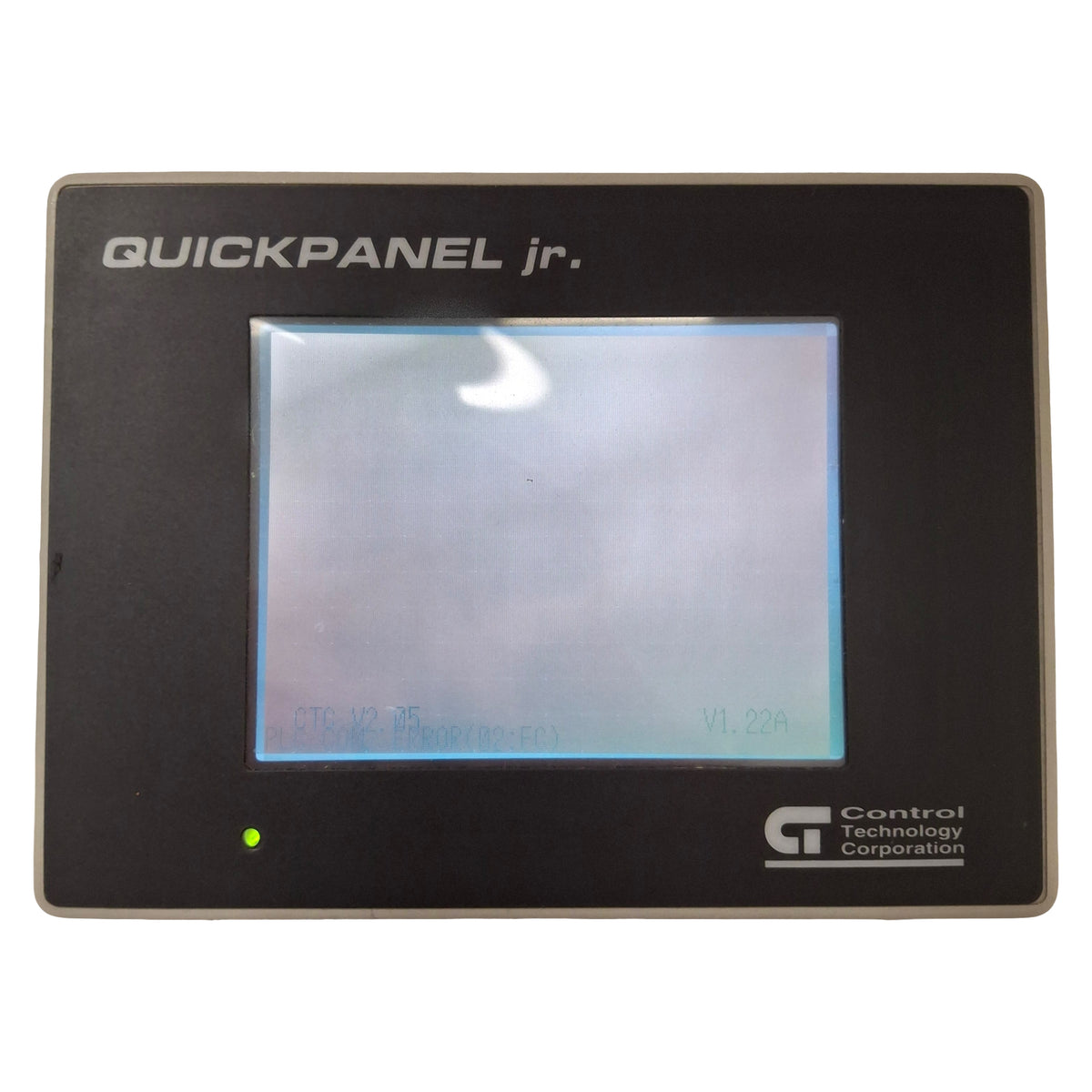Used Control Technology 4170 Quickpanel Jr Touchscreen HMI, 5in LCD, 320x240, 24VDC