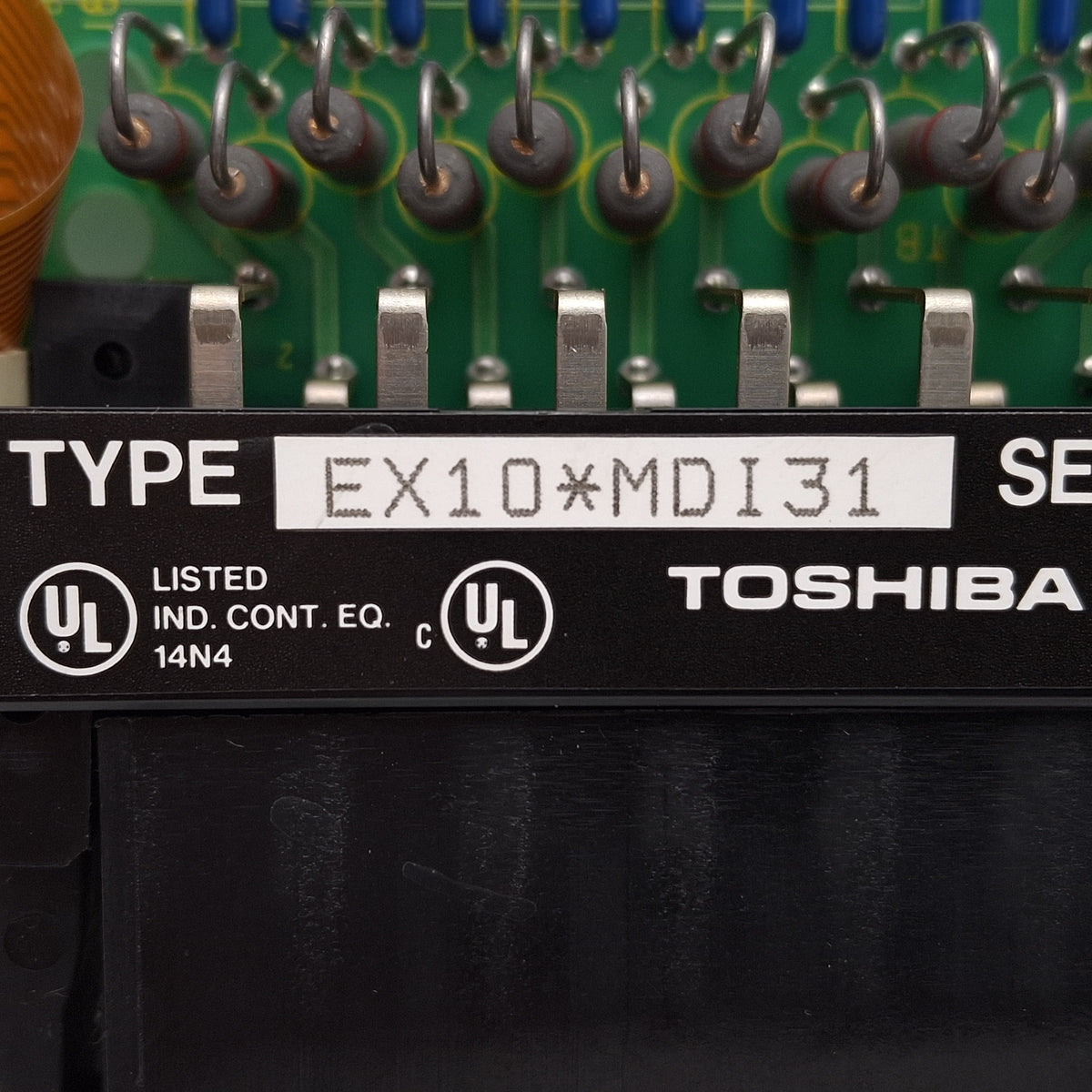 Used Toshiba EX10-MDI31 EX100 PLC Bi-Directional Input Module, 16-Input, 12-24VAC/DC