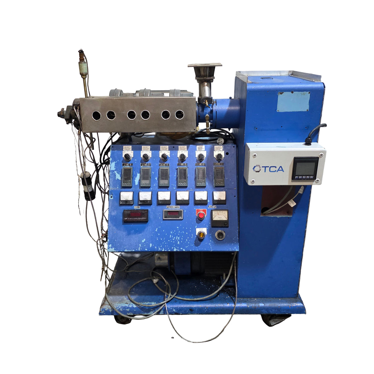 Used Killion KL-075 Single Screw Extruder With Toolbox of Assorted Mandrels And Dies