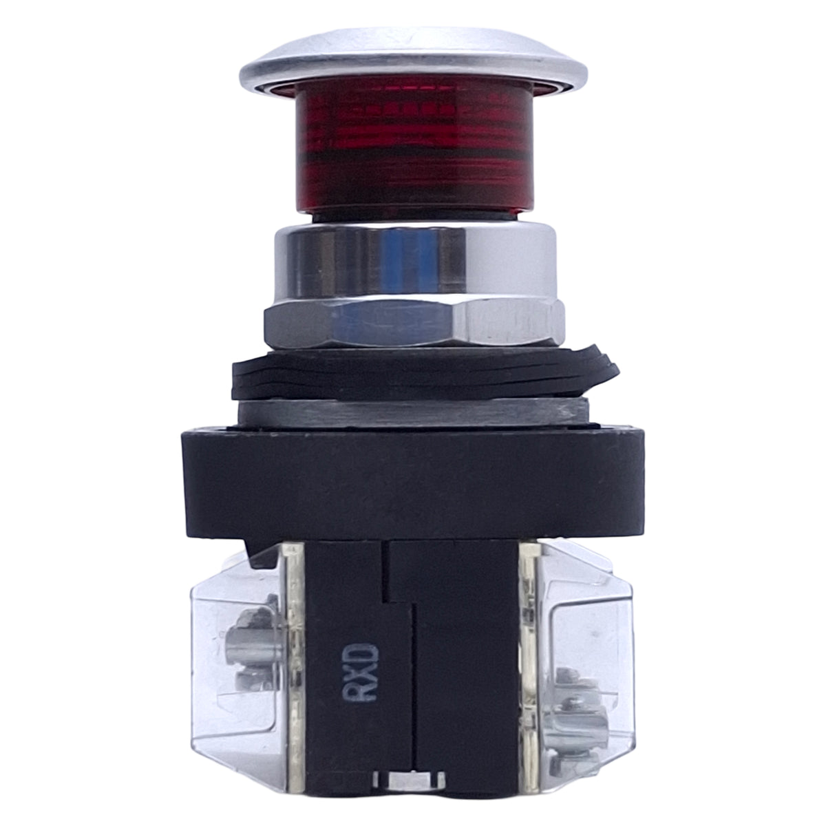Used Allen Bradley 800T-FXQ24RD4 Illuminated Push/Pull Button, 1NCLB, 24V Lamp