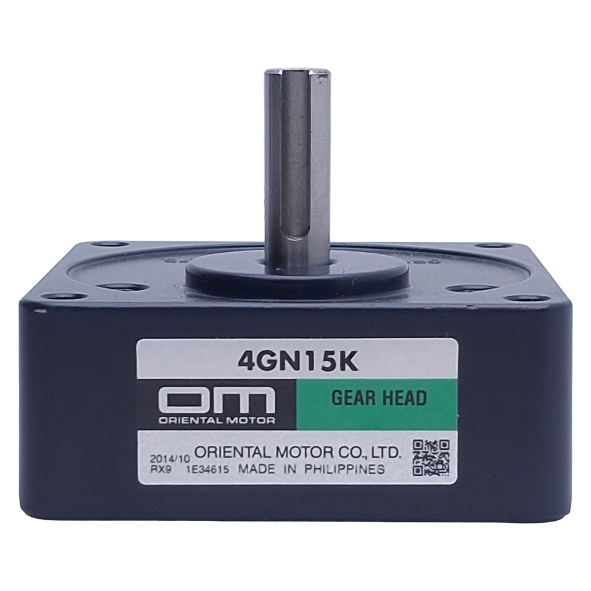 Used Oriental Motor 4GN15K Parallel Shaft Gearhead 15:1, 3.15in Frame, ø10mm Shaft