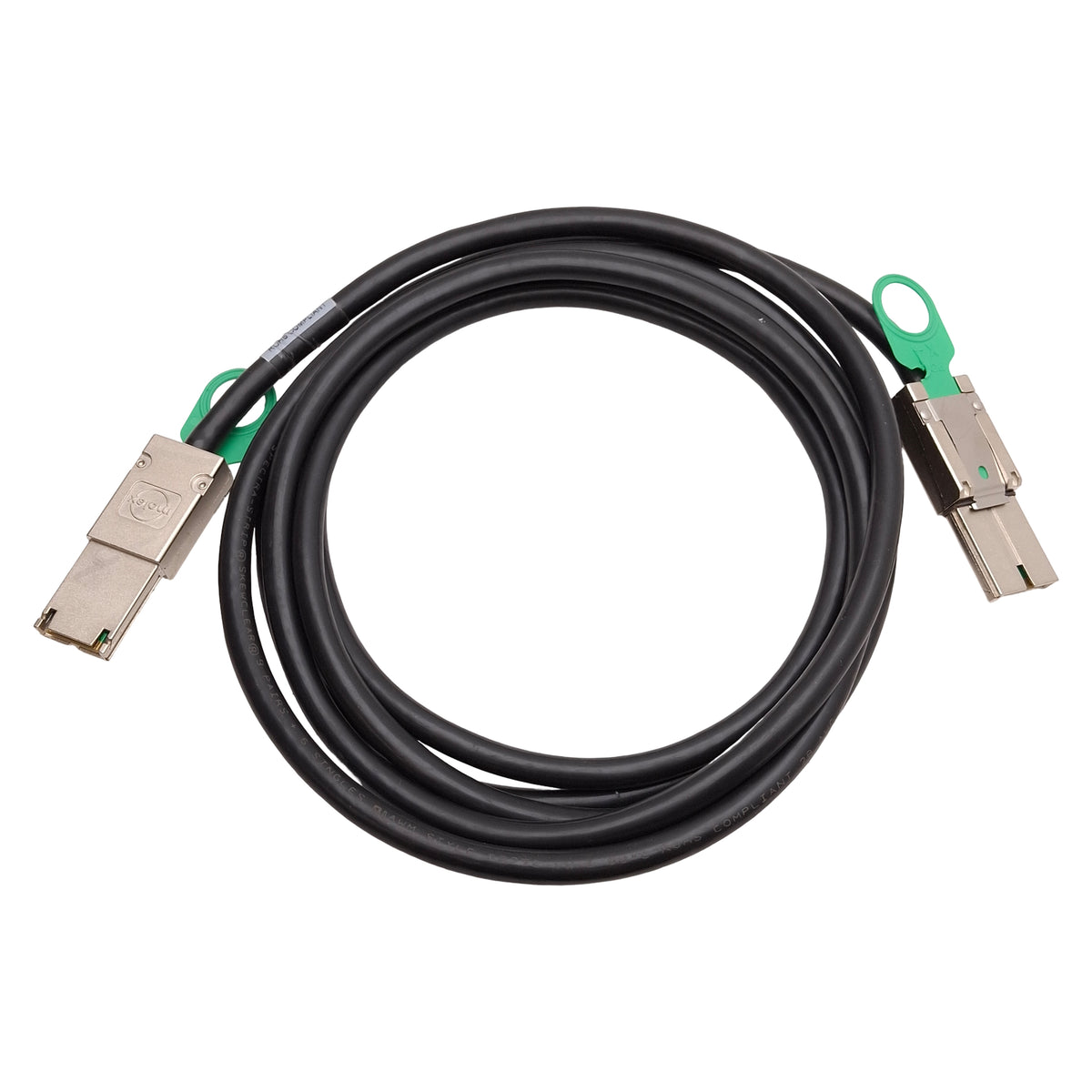 Used Molex 74546-0403 iPass PCIe x4 High Speed I/O Cable Assembly, Male to Male, 3.0m