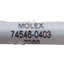 Used Molex 74546-0403 iPass PCIe x4 High Speed I/O Cable Assembly, Male to Male, 3.0m