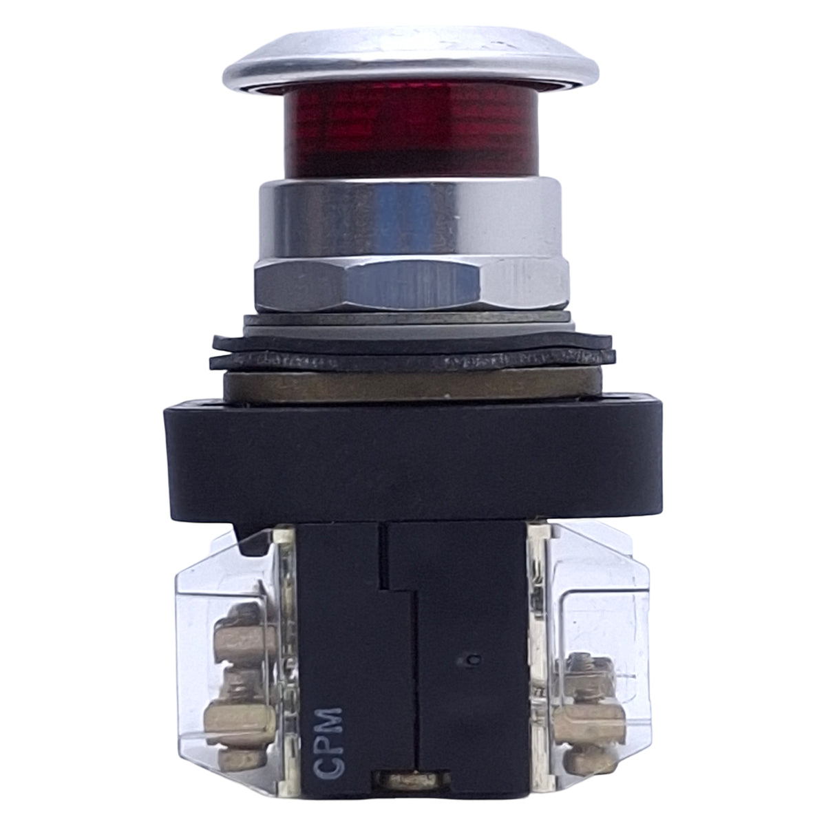 Used Allen Bradley 800T-FXQ10RA1 Illuminated Push/Pull Button, 1NO+ 1NCLB, 120V Lamp
